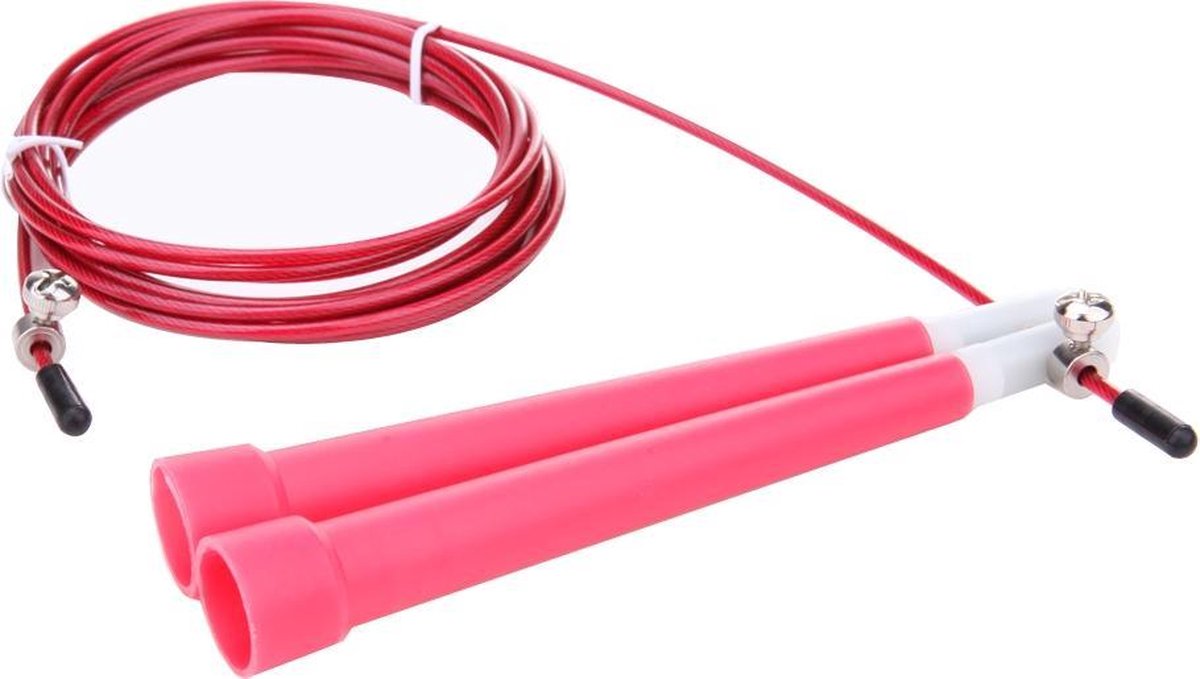 Verstelbaar Springtouw Speed Rope Fitness Sport Jump Rope Rood