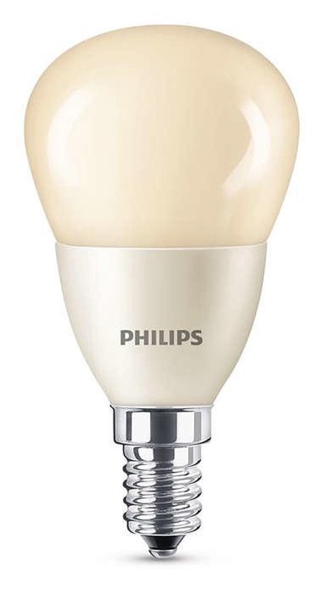 Philips LED Kogel 4W (15W) E14 flame dimbaar | bol.com