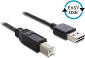 Wentronic USB 2.0 A Male naar USB 2.0 B Male - 1 m