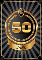 50 jaar deurposter luxe