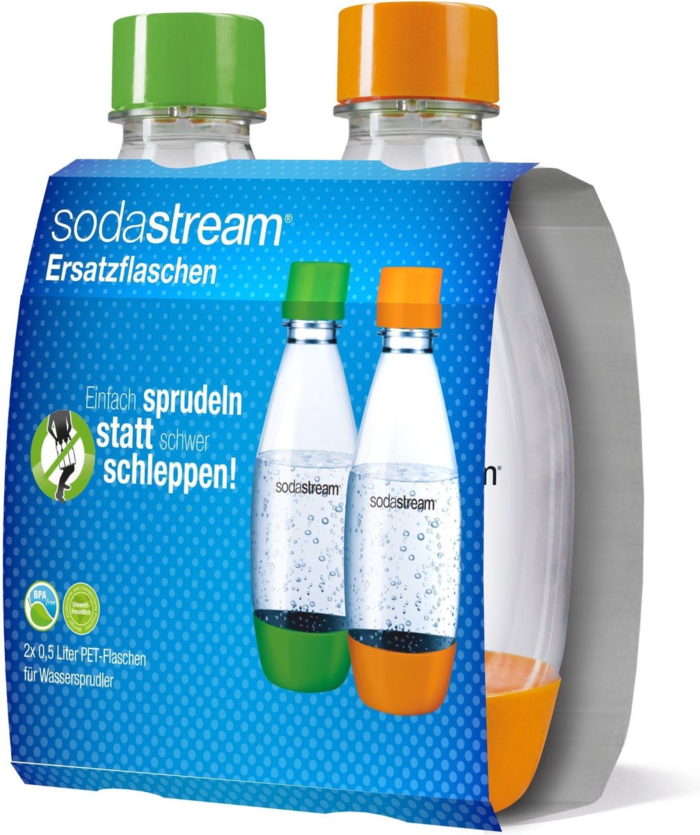 Soda Stream Bouteille verre 615ml Duopack