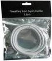 eSTUFF 1.8m, Firewire 6-pin/Firewire 6-pin, M/M 1.8m 6-p 6-p Wit