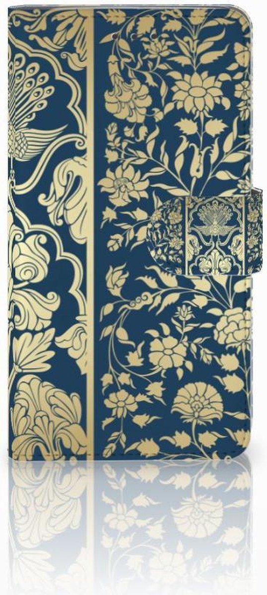 Samsung Galaxy J7 2016 Hoesje Beige Flowers