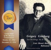 Grigor Ginzburg Live Recordings Vol. 2 Cd 2