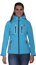 BJØRNSON BODIL Softshell Jas 4 Seizoenen Dames - Maat 56 - Blauw Atol