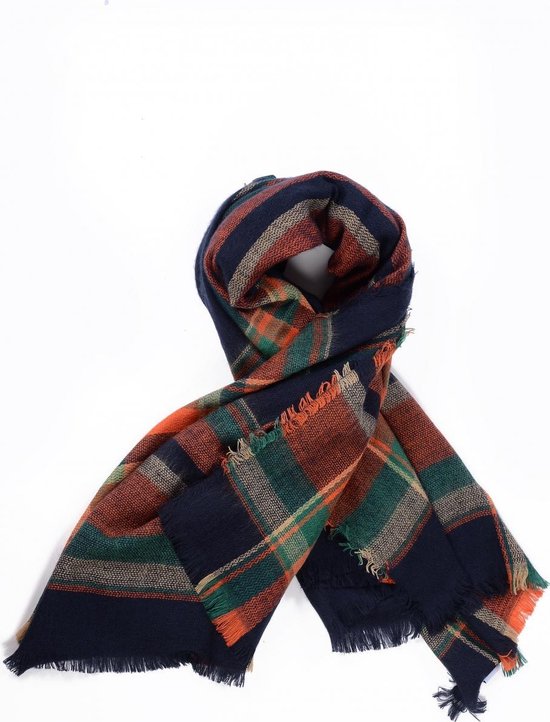elf Blozend Verward zijn Winter sjaal dames - blanket scarf - oversized sjaal - vierkant - ruit -  tartan -... | bol.com