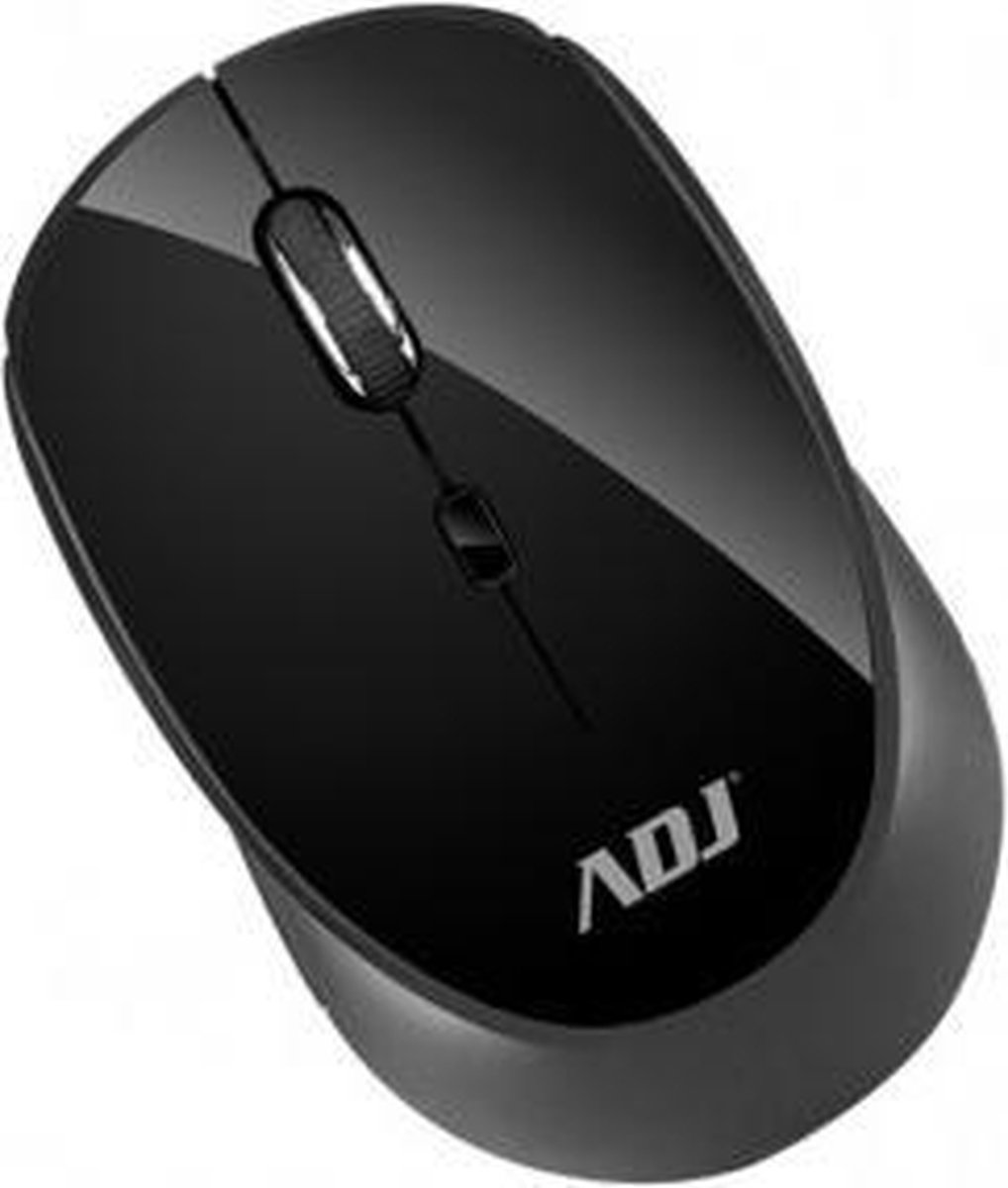 ADJ 510-00034ADJ Wireless Comfort Optical Mouse [RF Wireless, 1000 DPI, Black]