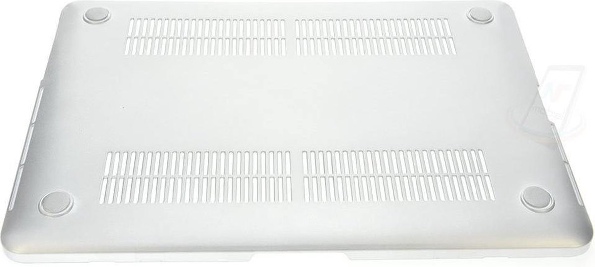 Zilver Backcover Laptop hoesje voor de Apple Macbook Air - 13.3 Inch
