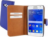 Mobiparts Premium Wallet Case Samsung Galaxy Core 2 Blue
