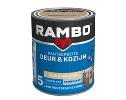 Rambo Pantserbeits Deur & Kozijn Zijdeglans Transparant - Super Vochtregulerend - Kleurloos - 0.75L