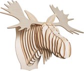 Fred Wooden Moose Head (Large)