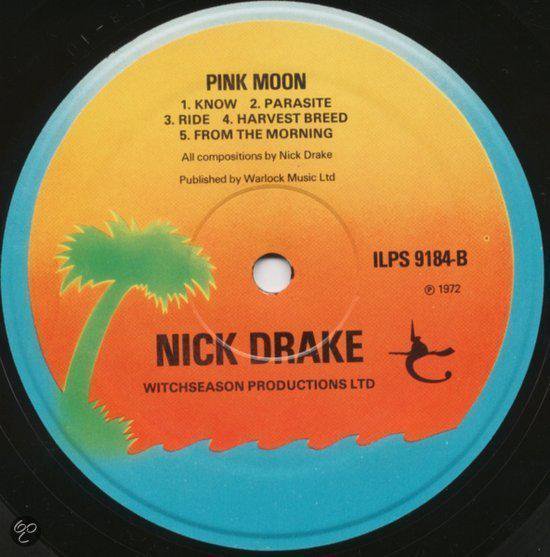 Pink Moon Nick Drake Lp Album Muziek