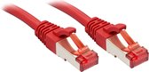 LINDY 47735 RJ45 Netwerkkabel, patchkabel CAT 6 S/FTP 3.00 m Rood 1 stuk(s)