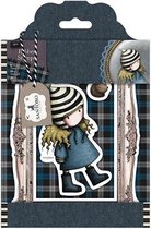 Gorjuss: Rubber Stamps - Santoro Tweed - The Friendly Hedgehog (GOR 907122)
