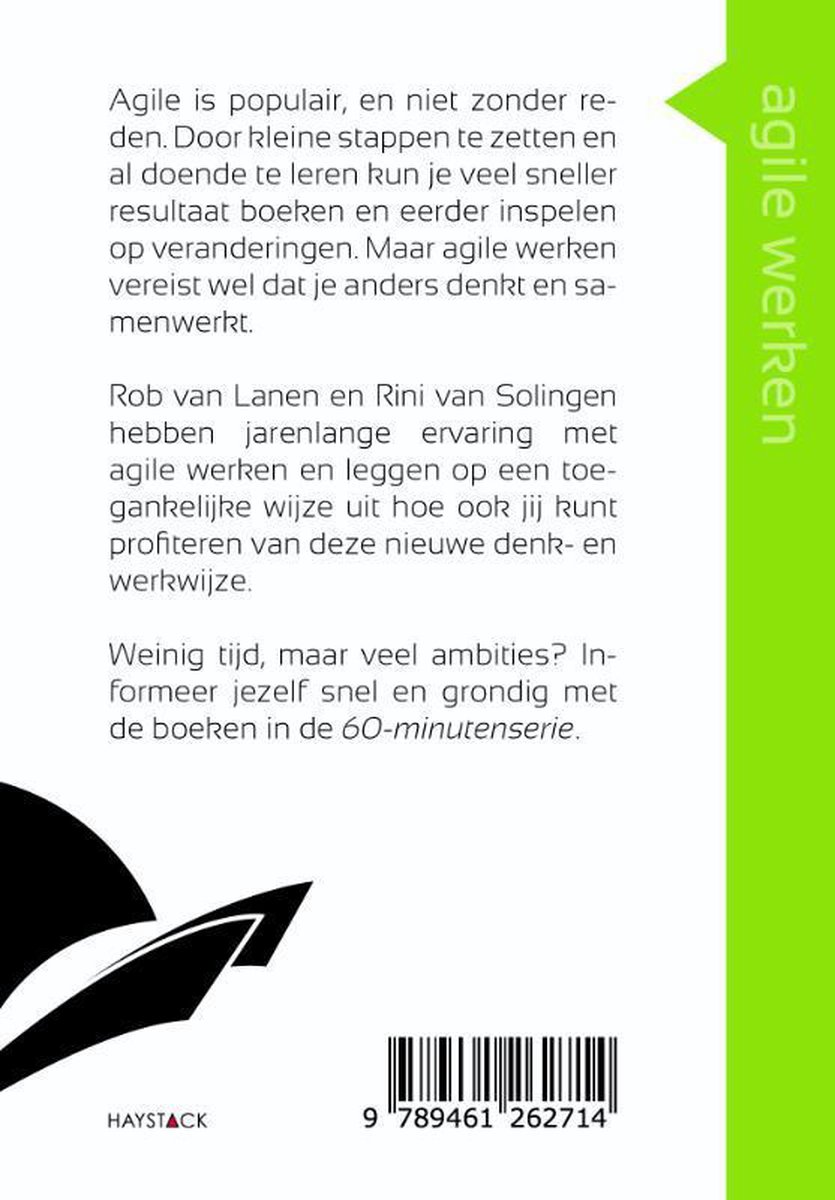 Managementtrends in 60 minuten - Agile werken in 60 minuten - back cover