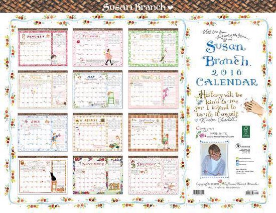 Susan Branch Calendar 9781624383526 Boeken bol com