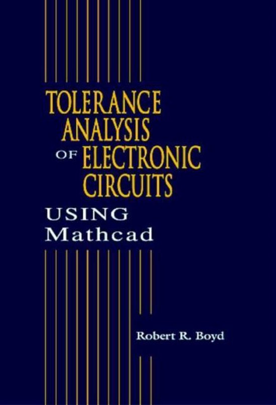 Tolerance Analysis of Electronic Circuits Using MATHCAD - cover