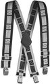 elastische bretels zwart/donkergrijs 9050-0418 000