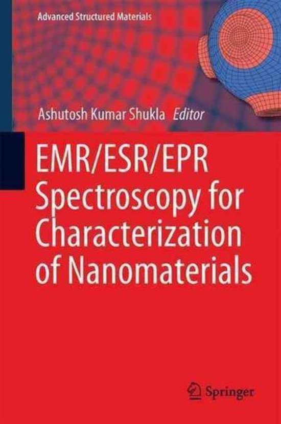EMR/ESR/EPR Spectroscopy for Characterization of Nanomateria ... - cover
