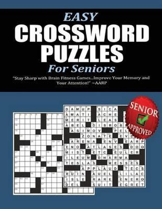 Easy Crossword Puzzles for Seniors, Pat L Steele 9781517122287