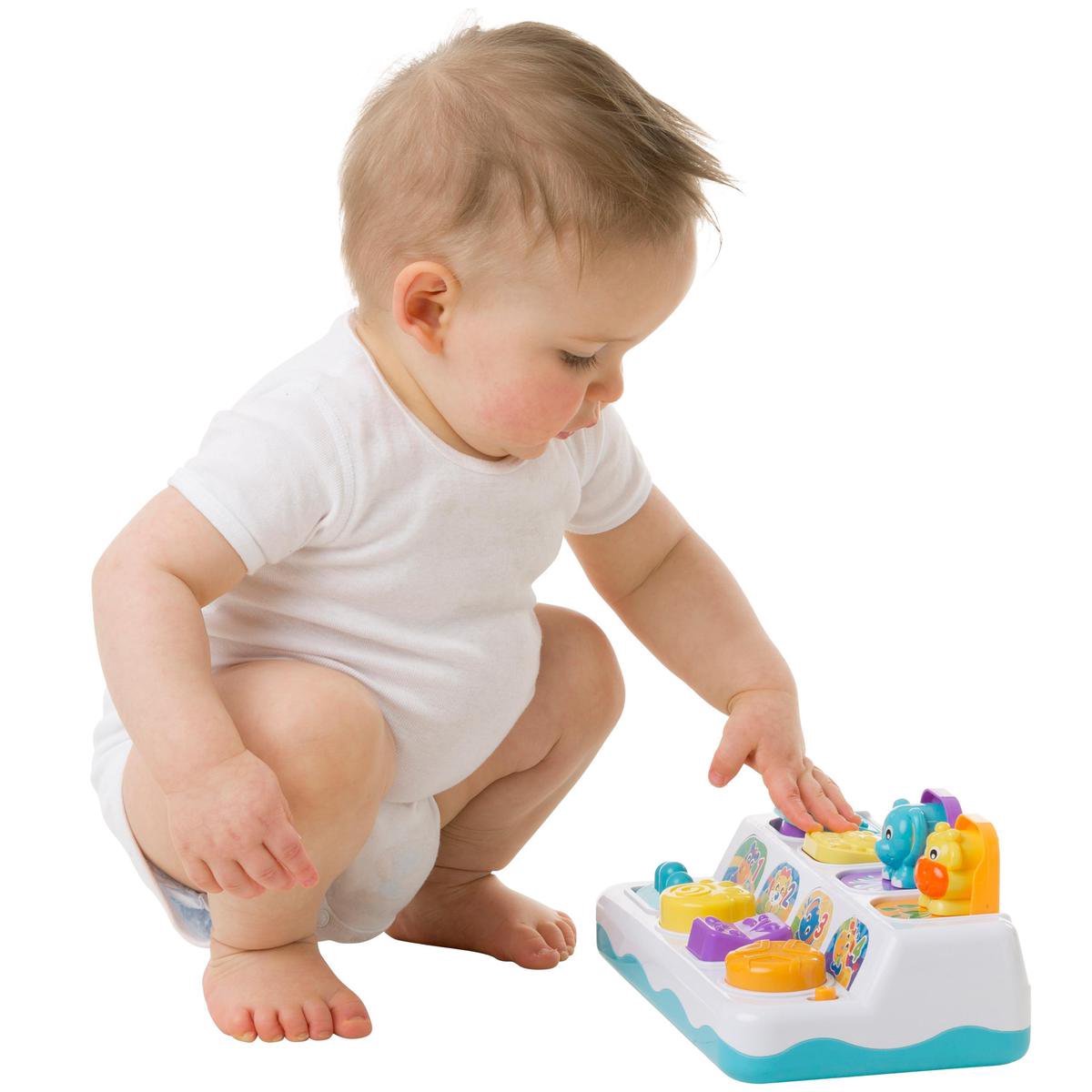 Playgro Muzikale Pop Up Speelgoed - Interactief babyspeelgoed - Muziek en licht -jungle geluiden - 2 speelopties - Speelgoed Baby - Speelgoed 1 jaar - Baby speelgoed — afbeelding 5
