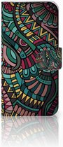 Geschikt voor Samsung Galaxy J5 2017 Wallet Book Case Hoesje Design Aztec