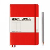 Leuchtturm1917 Notitieboek Rood - Medium - Blanco