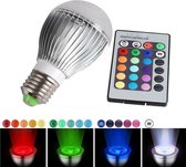 LED Lamp |Led Magic Bulb | RGBW 3 WATT + Afstandbediening - 16 kleuren - Dim functie -  E27 fitting