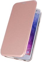 Roze Premium Folio Booktype Hoesje voor Samsung Galaxy J4 2018