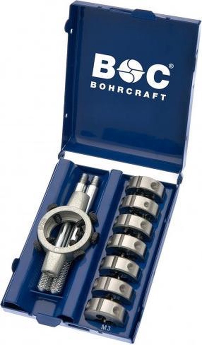 Bohrcraft Snijplatenset 8-delig M3 - M12