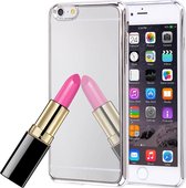 For geschikt voor iPhone 6 Plus & 6s Plus Electroplating Mirror TPU beschermings Cover hoesje(zilver)