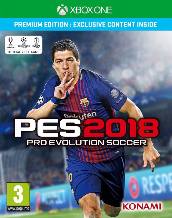 Konami Pro Evolution Soccer 2018 Premium Edition (Xbox One) Multilingue |  Jeux | bol