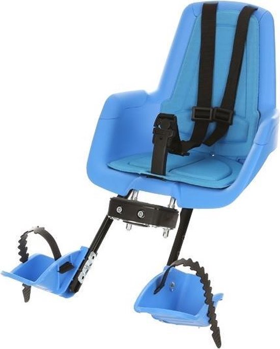 Mini Classic - Fietsstoeltje voor met Kussenset - Blauw | bol.com