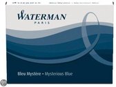 Waterman Inktpatronen Mysterious Blue 1x6 inktpatronen