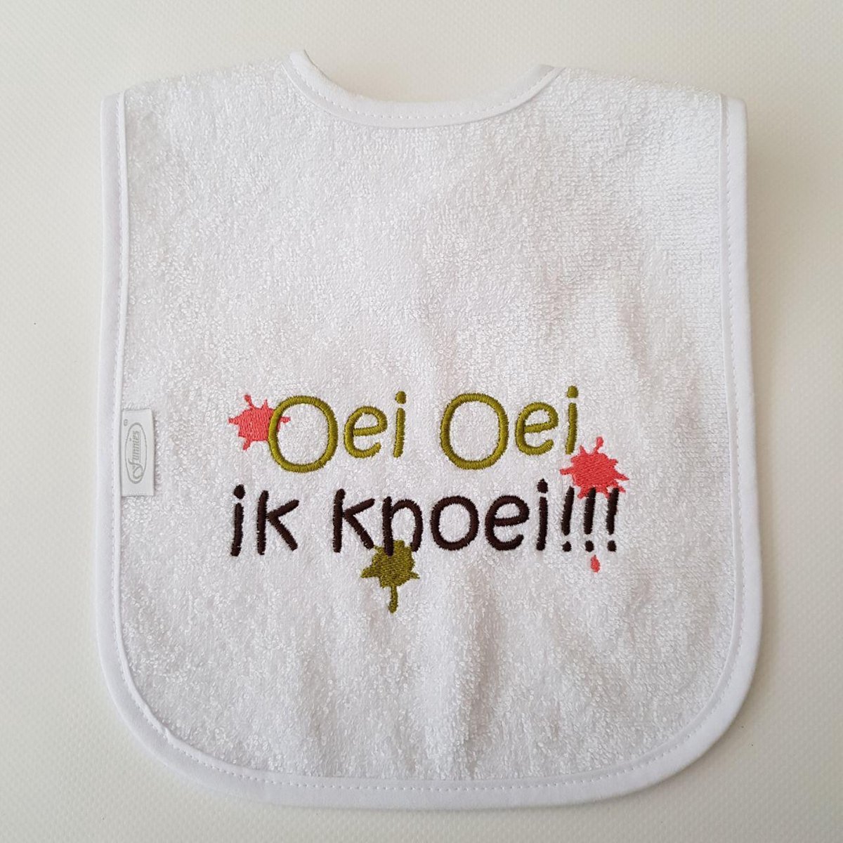 Goedkoopste Witte slab met Oei oei ik knoei