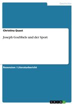Joseph Goebbels und der Sport