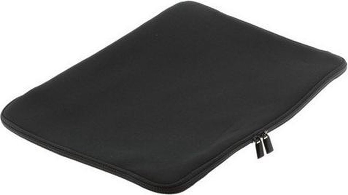 Neopreen tas met rits voor Notebooks tot 133 inch zwart ON015