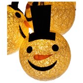 Éclairage LED à économie d'énergie pour la forme Holiday Snowman - 165m | Lumières de Noël | Lampe du Père Noël