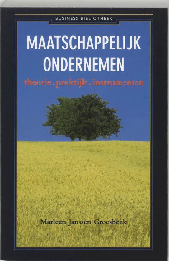 Cover van het boek 'Maatschappelijk ondernemen / druk 2' van Marleen Janssen Groesbeek