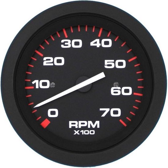 Tachymètre Veethree Amega 0 - 7000 RPM Ø 96 mm