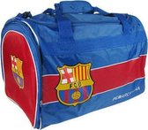 Sac de sport barcelona bleu / rouge: 40x30x30 cm