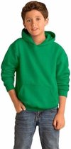 Groene capuchon sweater voor jongens M (140-152)