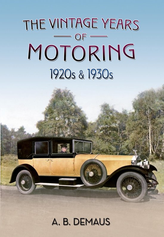 The Vintage Years of Motoring - cover