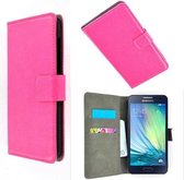 Samsung Galaxy Grand Max Wallet Bookcase hoesje Roze