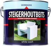 Hermadix Steigerhoutbeits - 2,5 liter- White wash