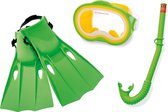 Intex Snorkel Set - 3-delig - M - Groen