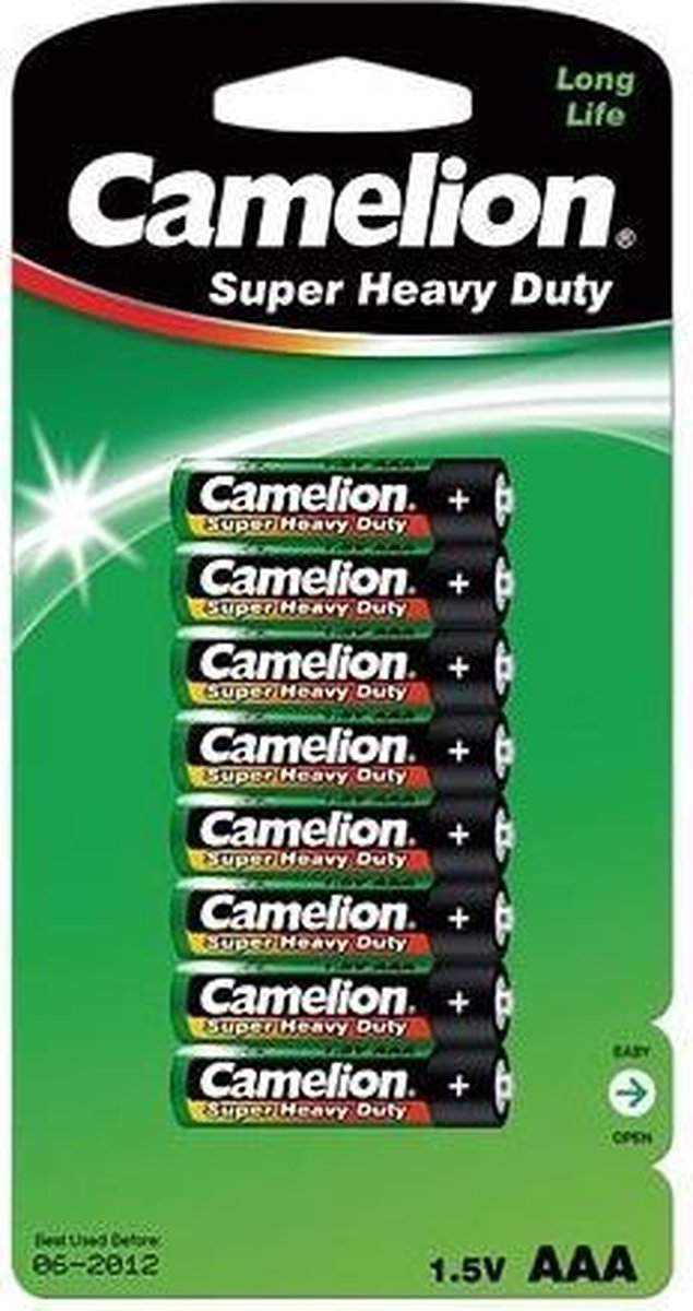 Camelion R03P-BP8G Wegwerpbatterij AAA Zinkchloride