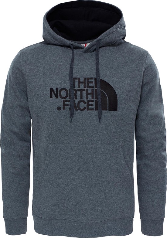 The North Face Drew Peak Pullover Hoodie  Trui Heren - Tnfmdmgryhtr(Std)/Tnfblck - Maat L