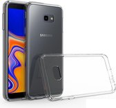 HB Hoesje Geschikt voor Samsung Galaxy J4 Core - Siliconen Back Cover - Transparant