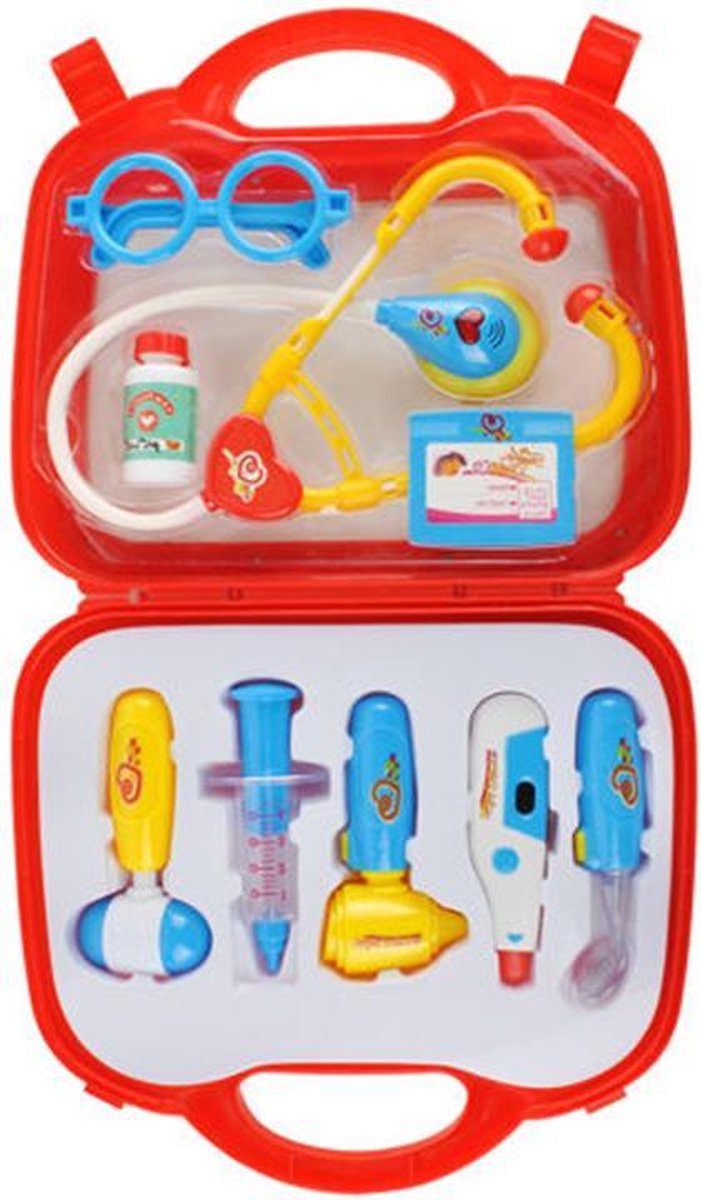 dokterskoffertje - dokter en doktersset speelgoed - kinderspeelgoed |  bol.com